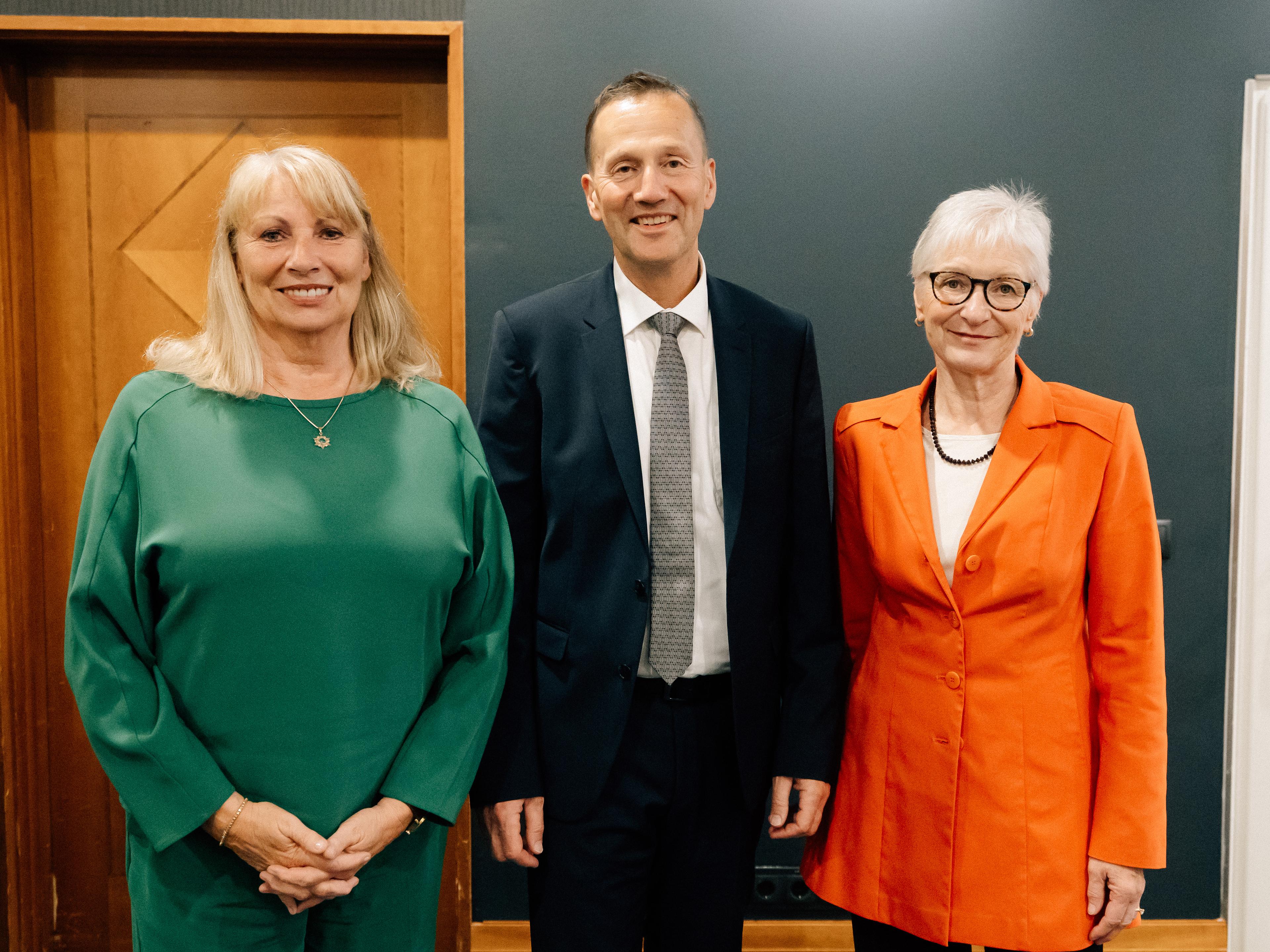 Sächsische Staatsministerin Petra Köpping, MdL, Dr. Gregor Peikert, Dr. Andrea Benecke